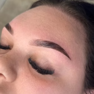 Brow lamination transformation result 2 at Browhaus Sydney